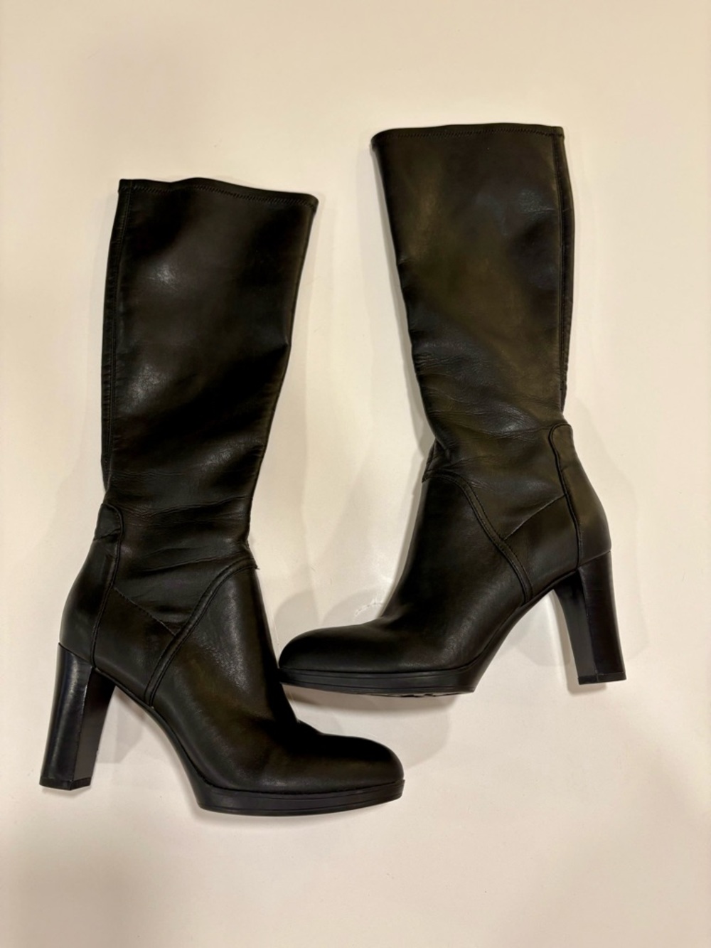 Franco Sarto Knee High Leather Boots